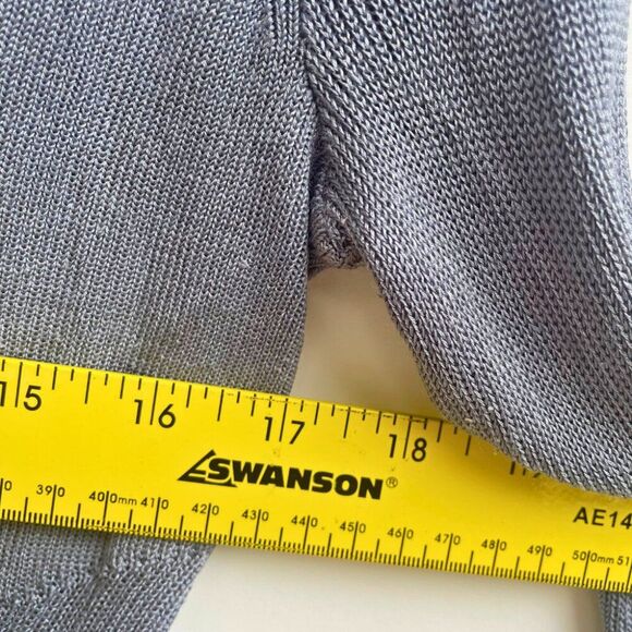 ANN TAYLOR Ribbed Long Sleeve Fitted Sweater Top S - Picture 4 of 7